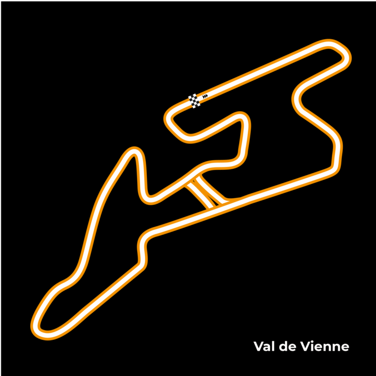 Tracé du circuit Val de Vienne