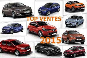 top ventes voitures 2015