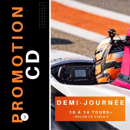 Promotion Stage de pilotage demi-journée monoplace