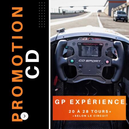 Promotion Stage de Pilotage GP Expérience en Monoplace