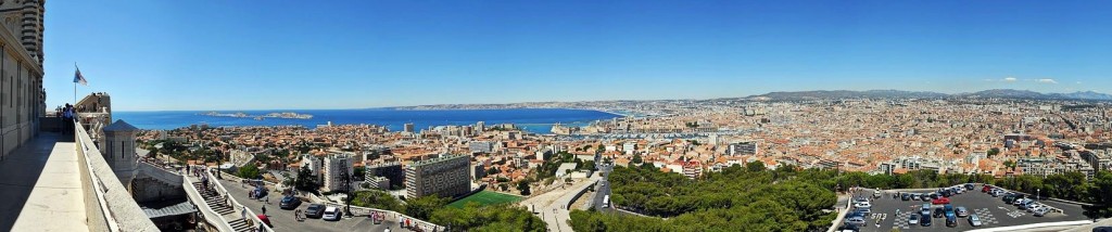 Panorama de la ville de Marseille - Notre dame de la Garde