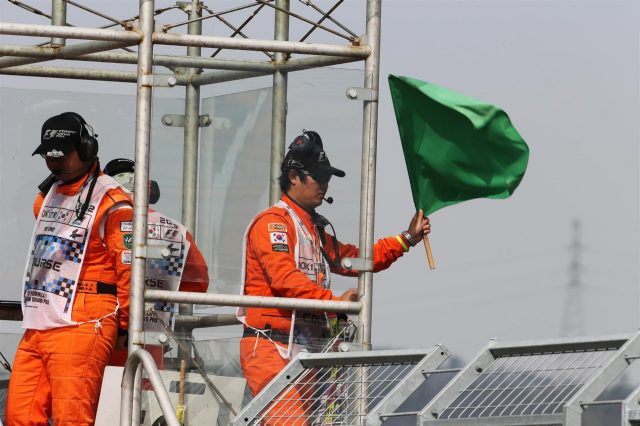 Drapeau vert en Formule 1
