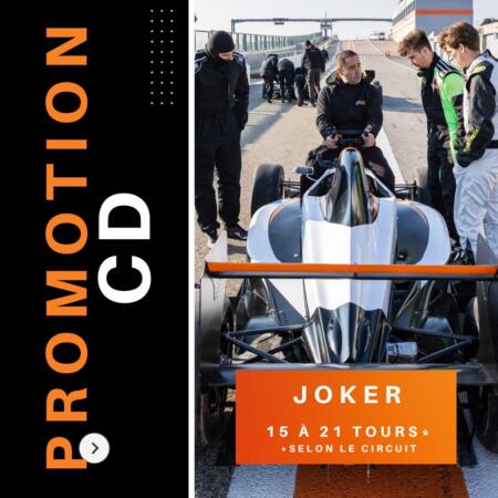 Promotion Stage de pilotage Joker monoplace
