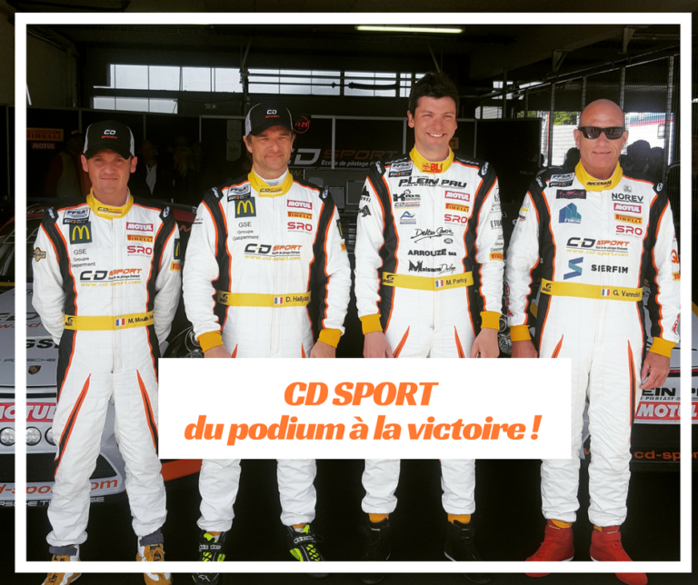CD SPORT - du podium à la victoire !