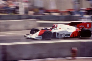 Niki Lauda au volant de la McLaren MP4/2 au Grand Prix des USA