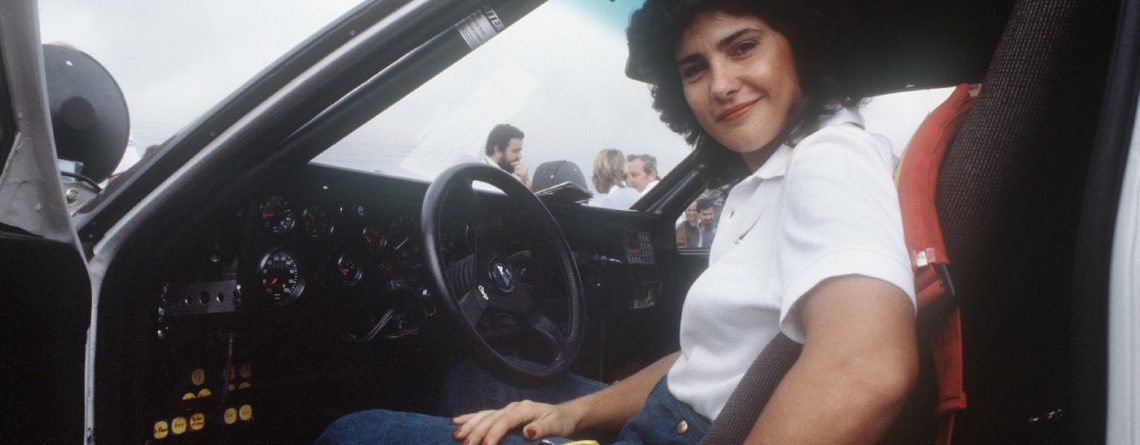 Michèle Mouton quand elle était une jeune pilote de course